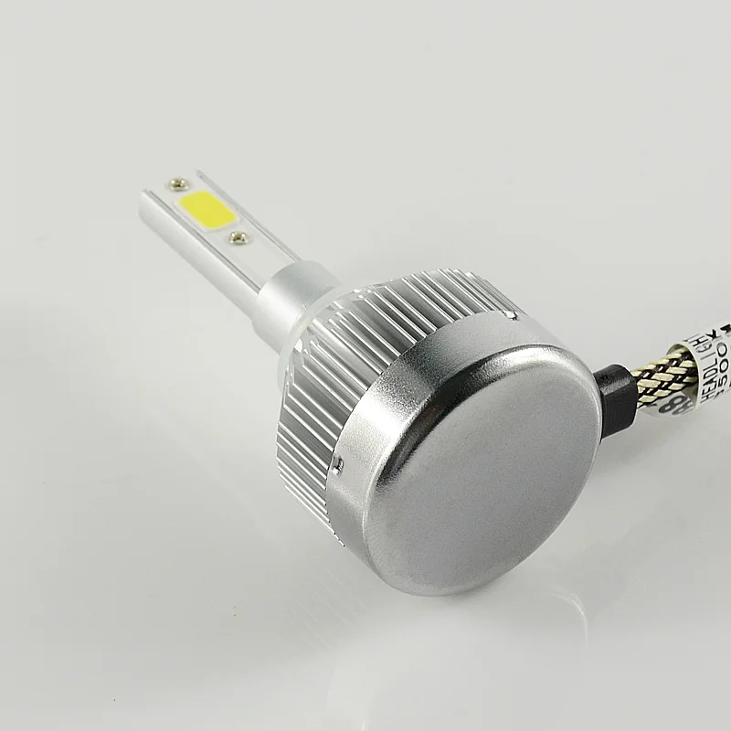 2017 Rushed New Led Car 2x 60w 880/881/h27 6000lm Super Power Headlight Single Beam Auto Headlamp Lights Cob Bulbs 6500 | Автомобили и
