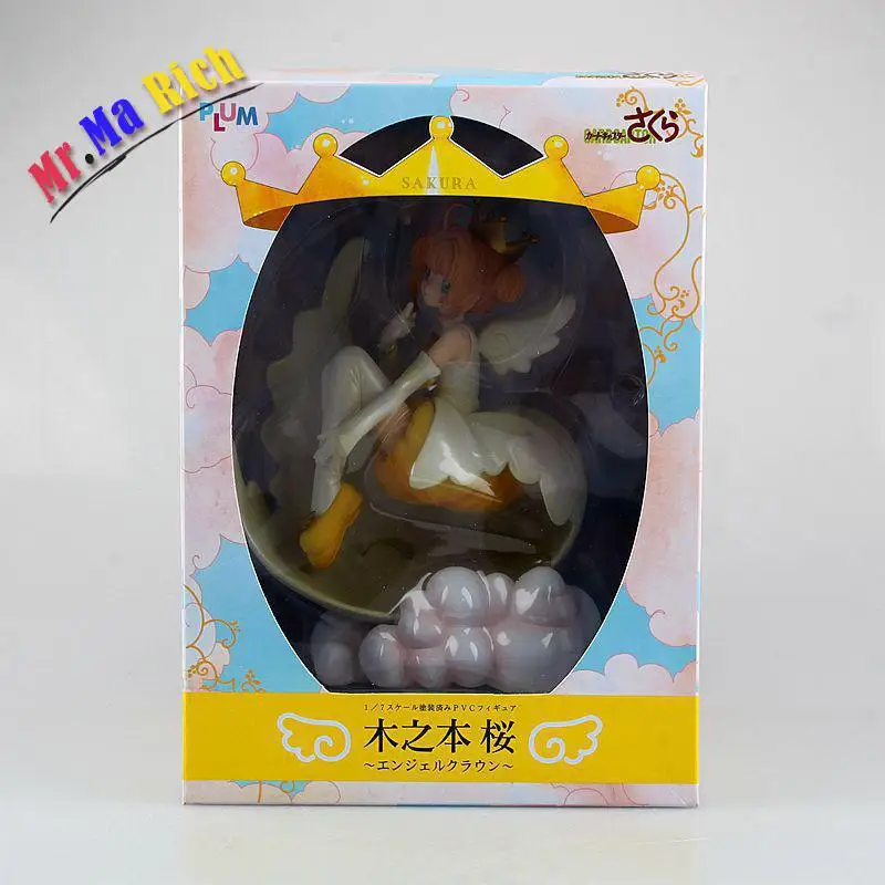 Бесплатная доставка Аниме Cardcaptor Sakura Figma 244 Kinomoto ПВХ фигурка Коллекционная модель