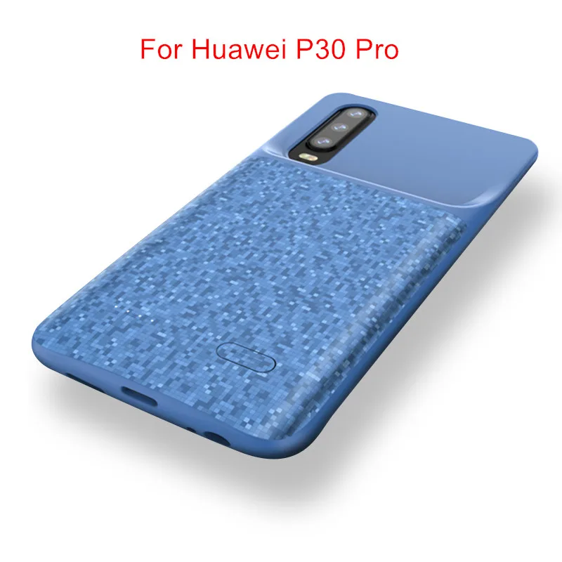 For Huawei P30 Pro 4700 mah силиконовый ударопрочный чехол для зарядного устройства для huawei P30/P30 Lite, чехлы для телефонов для huawei P30 Pro PowerBank Case - Цвет: For Huawei P30 Pro