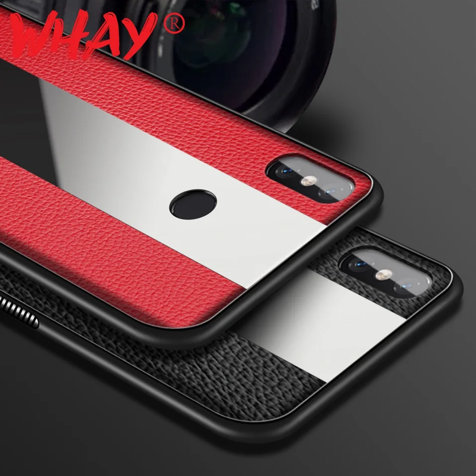 WHaY силиконовый чехол для Xiao mi Red 6A Coque кожаный телефона xiomi Xiaomi 8 A2 Lite x 2S Max 3 S2 6 Note 5 Pro