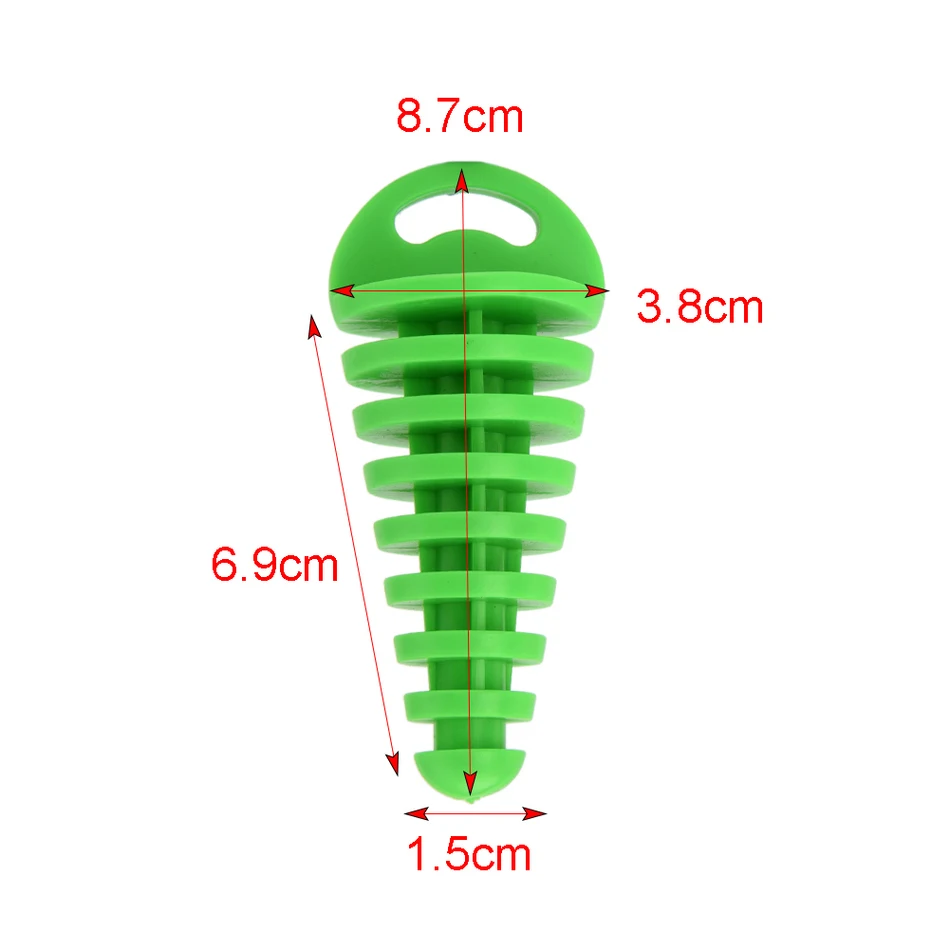 Глушитель выхлопной трубы с движением глушитель для мотоцикла черный пробка