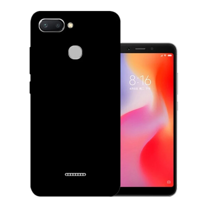 Модные ультратонкие Чехлы для xiaomi redmi 6 чехол мягкие силиконовые чехлы redmi6 задняя