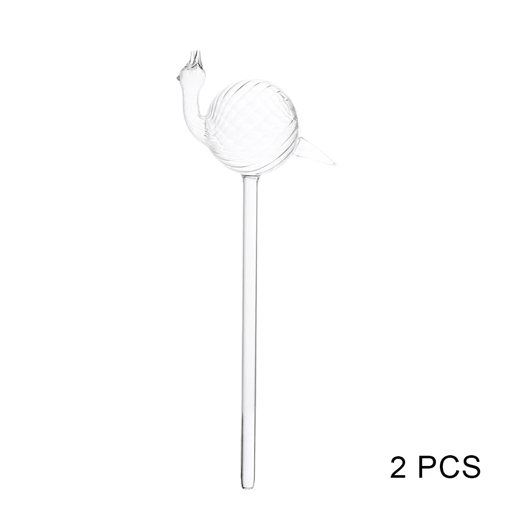 2 pcs Snail Самополивающаяся шаровая растительная Цветочная водяная лампа в форме животного стеклянный домашний декор Лучшая цена - Цвет: 2 pcs Snail