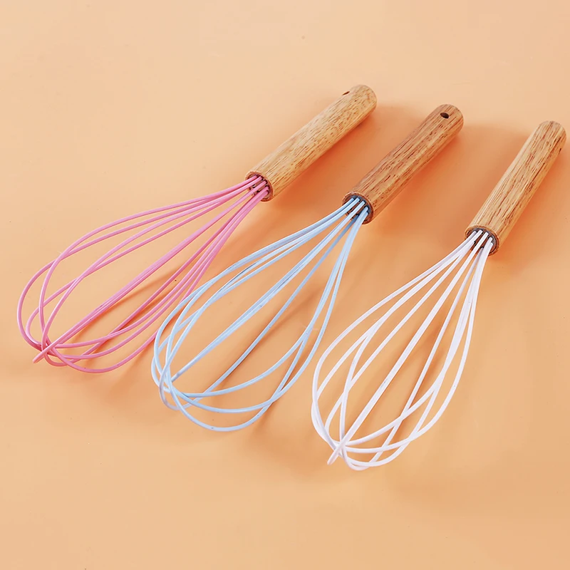 Синий белый розовый 3 вида цветов миксер для яиц силиконовый Миксер кухонные