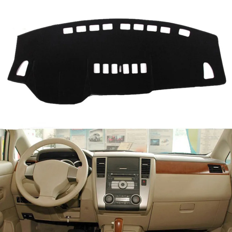 

Коврик для приборной панели автомобиля, аксессуары для приборной панели Nissan Versa Tiida C11 2007 2008 2009 2010 2011