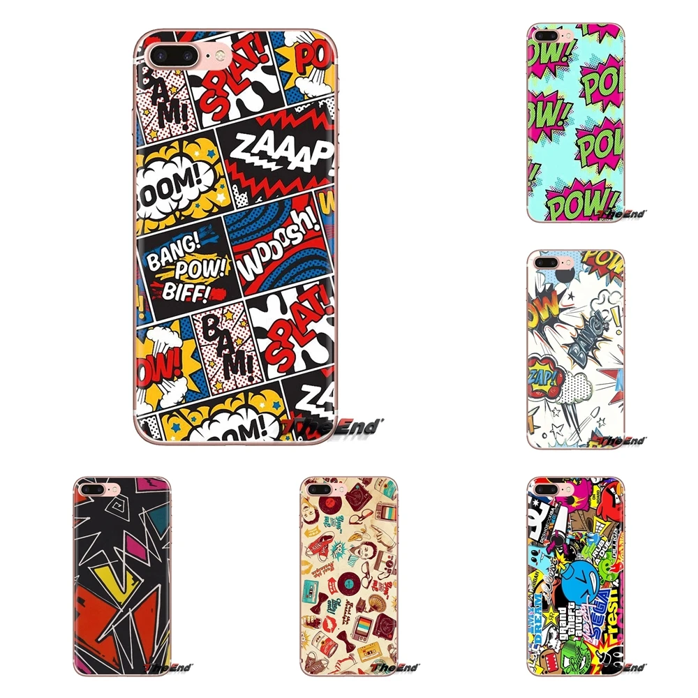 Для sony Xperia Z Z1 Z2 Z3 Z5 compact M2 M4 M5 C4 E3 T3 XA huawei mate 7 8 Y3II мягкие чехлы Pow узор художественный