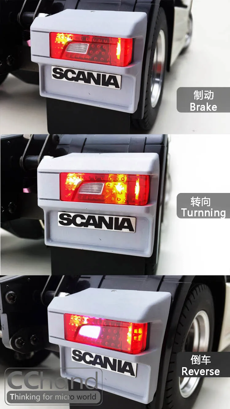 CChand Tamiya TAMIYA 1/14 SCANIA R470 R620 тракторный прицеп новый задний фонарь | Игрушки и хобби