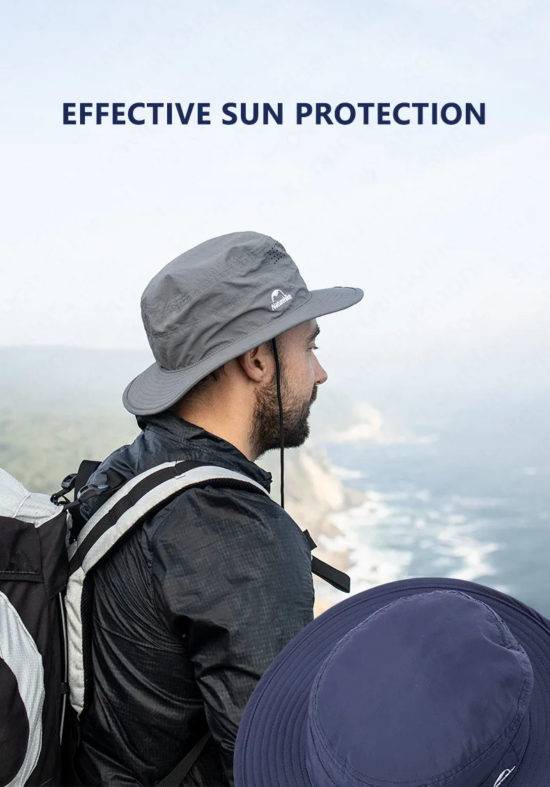 Naturehike наружная походная шляпа от солнца летняя походная шляпа с широкими полями Солнцезащитная шляпа для рыбалки дышащая быстросохнущая легкая