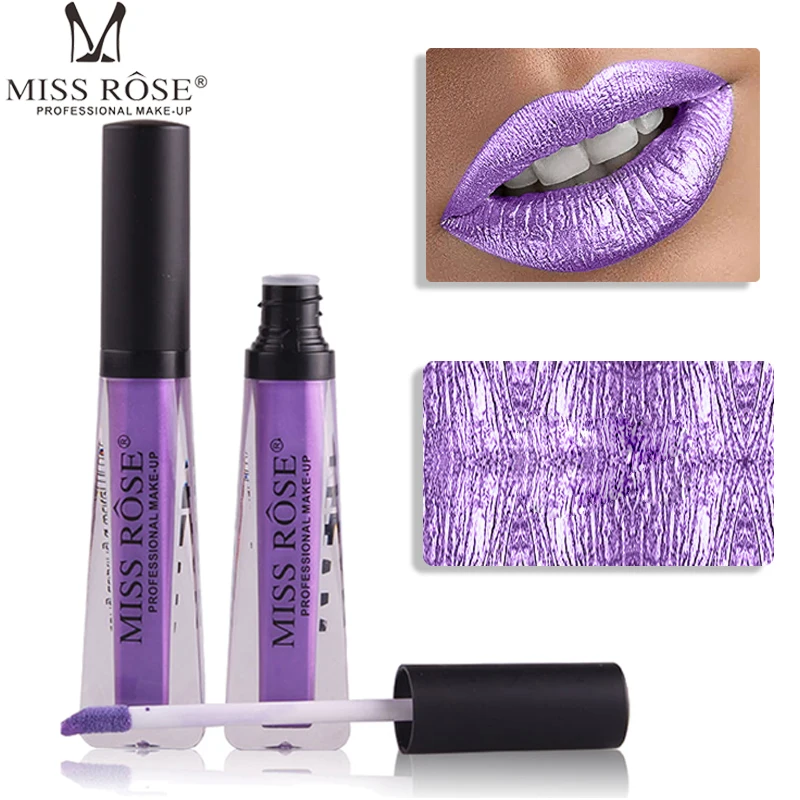 2018 Miss Rose shimmer краска для губ 12 видов цветов водостойкая долговечная металлическая