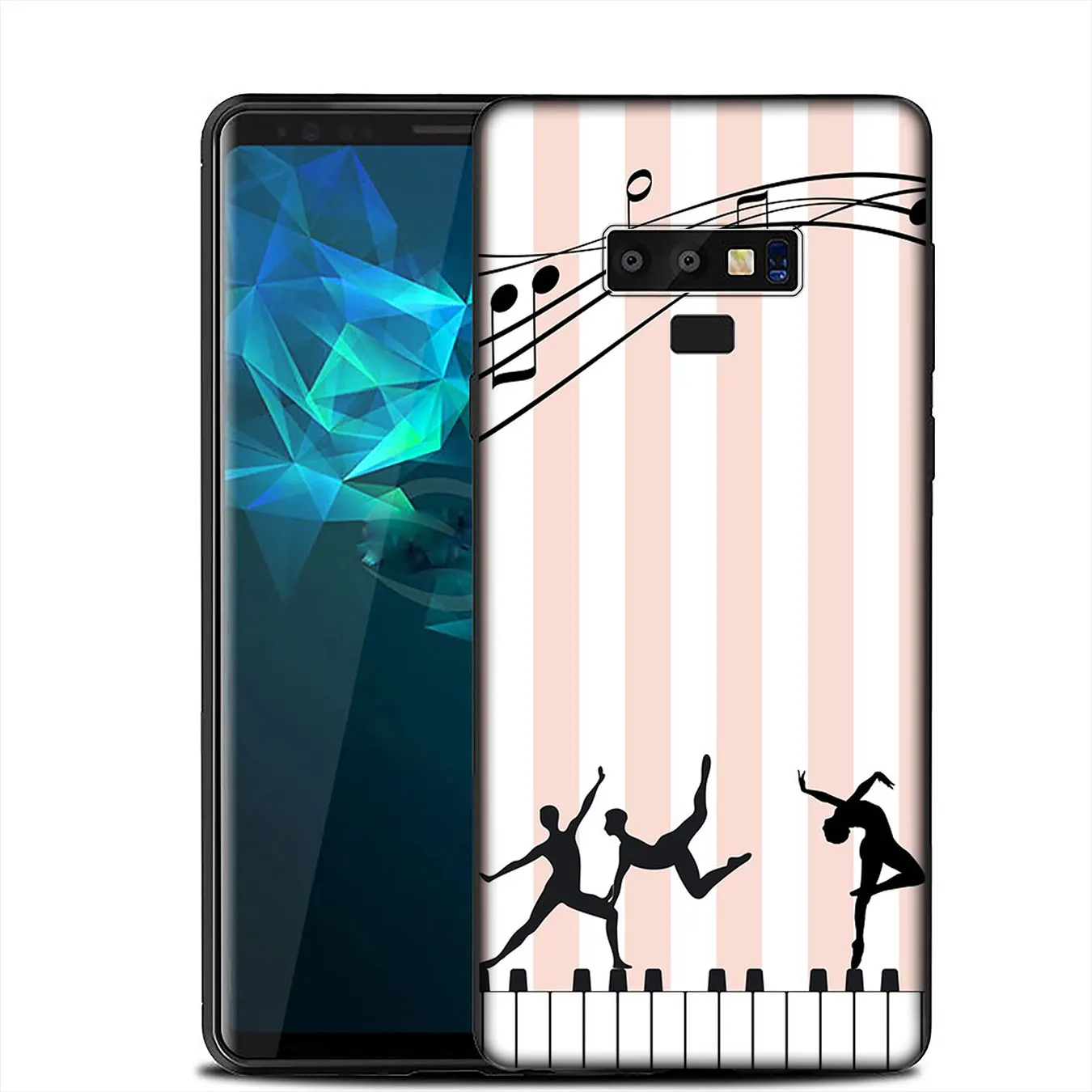 Мягкий силиконовый чехол IYICAO Love Music Note Piano Umbrella для Samsung Galaxy A6 Plus A9 A8 A7 2018 A3 A5 2016 2017 9 8