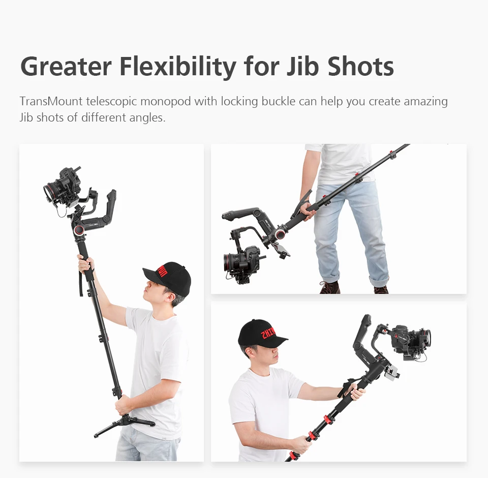 Zhiyun Crane 3 LAB 3-осевой ручной карданный стабилизатор для DSLR Canon Nikon Panasonic камер, беспроводная передача изображения ViaTouch