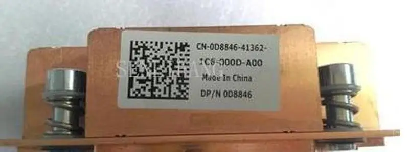 

Server CPU Cooler 0D8846 for Poweredge M620 Blade Server Copper Heatsink D8846 41362 LGA 2011/Socket R Copper Heatsink
