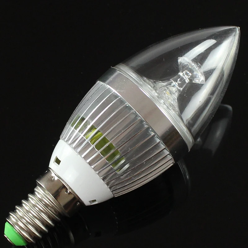 WOXOYOZO Светодиодная лампа для свечей CREE LED E14 E27 9 Вт 12 15 светодиодные лампы с