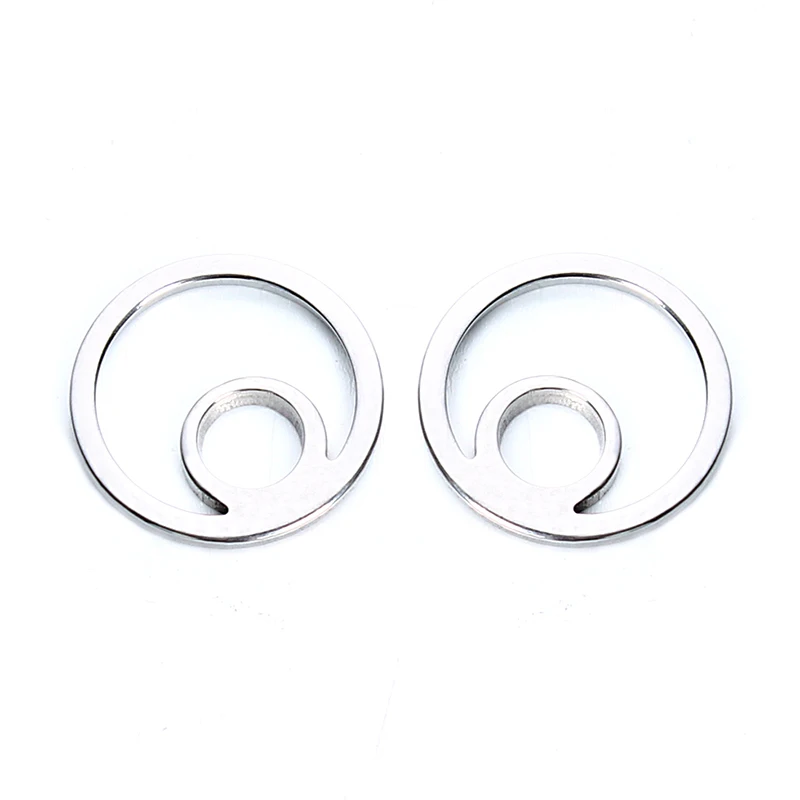 Подвеска из нержавеющей стали в виде Круга 20 шт./лот 15 мм | Украшения и аксессуары