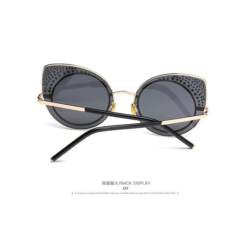 Винтажные Солнцезащитные очки для женщин кошачий глаз солнцезащитные улицы