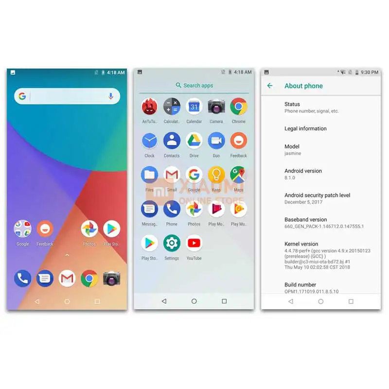 Глобальная версия Xiaomi Mi A2 Восьмиядерный процессор Snapdragon 660 4 ГБ 64 5 99 дюйма 18:9