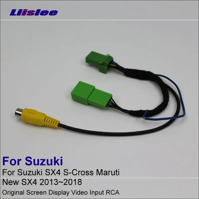 Оригинальный вход RCA провод для Suzuki SX4 S-Cross Maruti Новый 2013 ~ 2018 задний переключатель