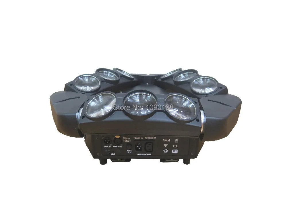 2 шт./лот 9x10 Вт LED Паук луч бар перемещающаяся головка/сумасшедший 9/RGBW 1/Quad/три