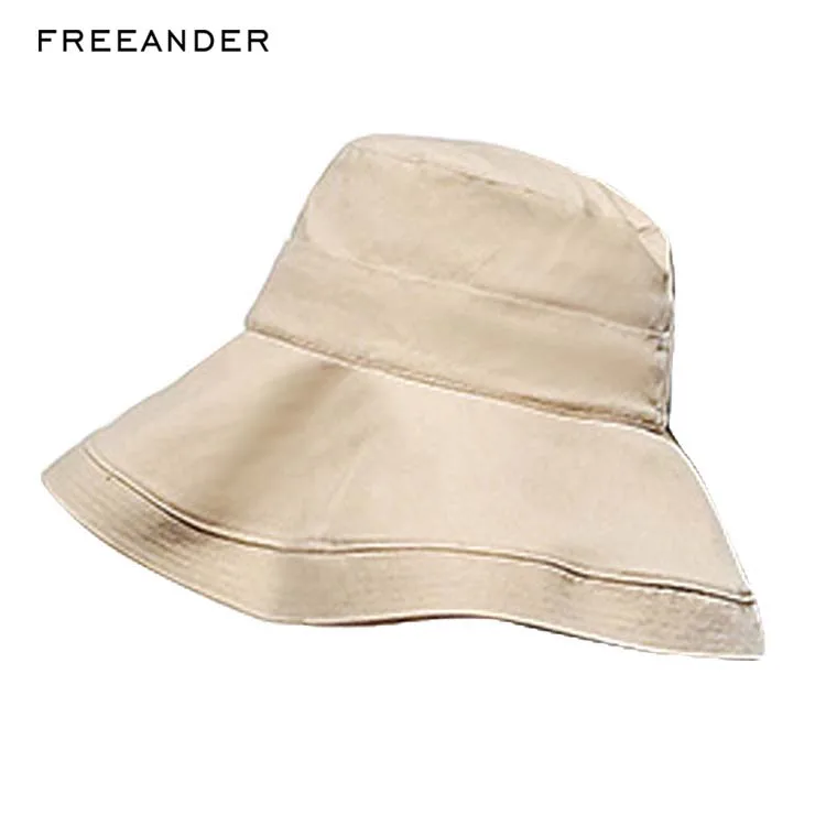 Панама однотонная Freeander для рыбалки модная пляжная шляпа женская одежда летние