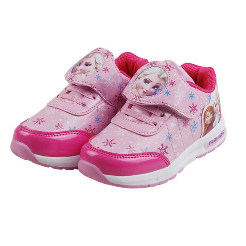 Elsa Princess Girls Shoes for Kids 2017 Spring Autumn Cartoon Anna Sports Baby Children Sneakers Casual | Детская одежда и обувь