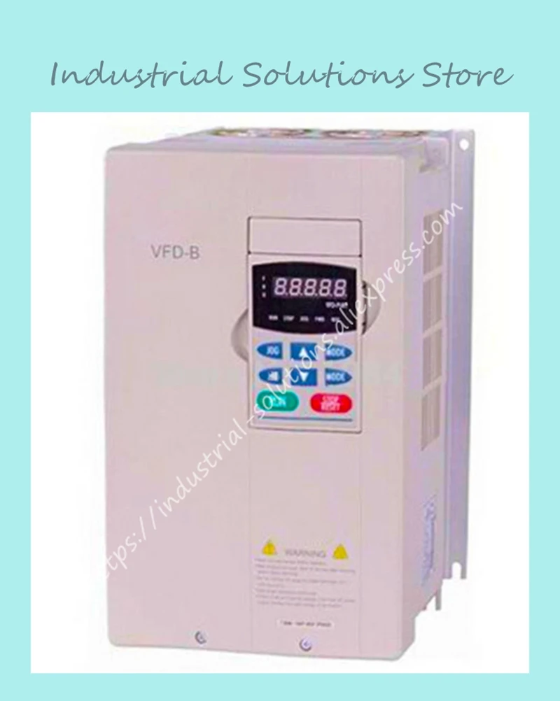 

Инвертор серии VFD-B VFD300B43A, 3 фазы, 380 В, 30 кВт, 40 л.с., 0,1 ~ 400 Гц, новый оригинальный