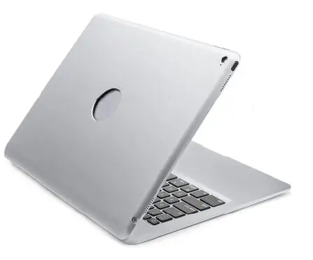 Для iPad Pro 12,9 чехол для клавиатуры ультра тонкий алюминиевый жесткий корпус умный чехол для iPad 12,9 чехол для клавиатуры дропшиппинг - Цвет: Silver