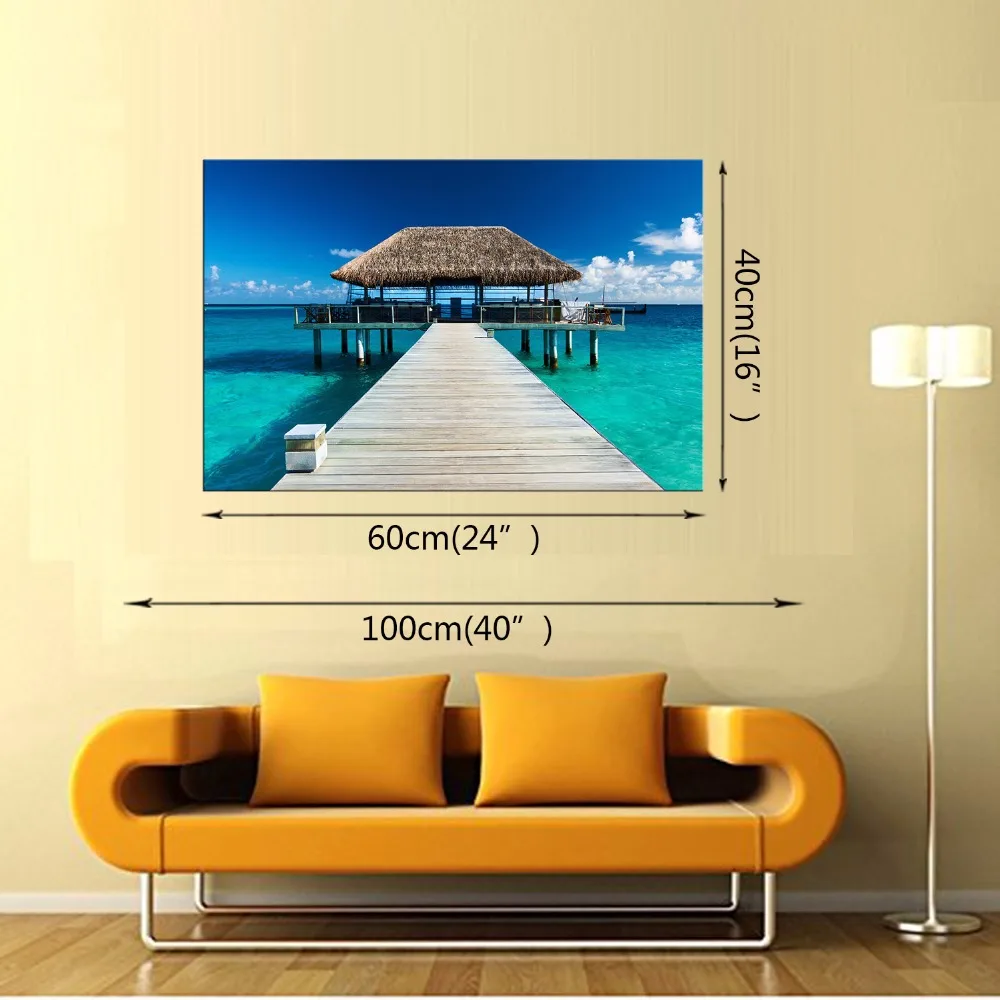 1 панель бесплатная доставка для отдыха с видом на море картина принт холст