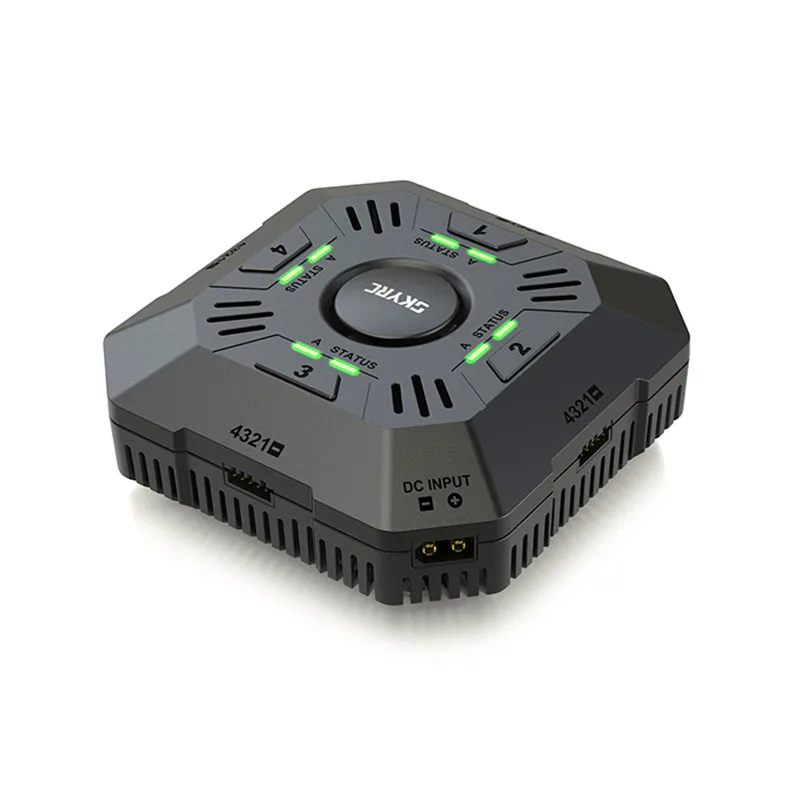 E4Q SKYRC Зарядное устройство 4 Порты баланс для 2 - 4S LiPo Батарея Устройство 11-26 1 V DC