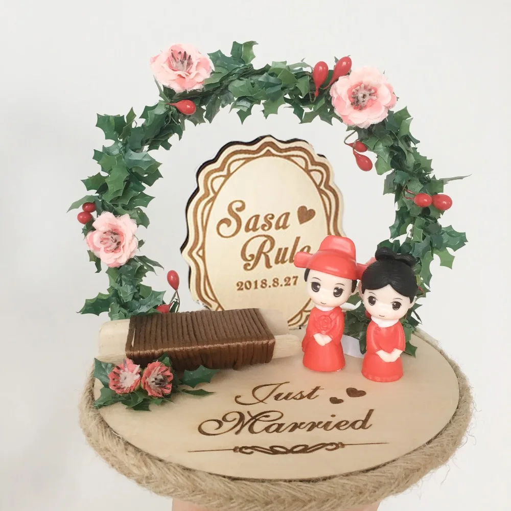 1 шт. деревянная коробка для колец|Украшения своими руками вечеринки| |