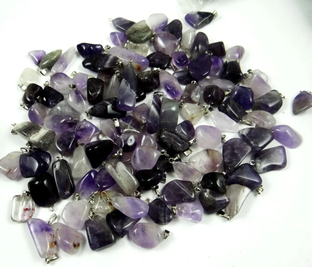 Natural stone tiger eye aventurine Turquoises Quartz Crystal Irregular shape pendants for diy Jewelry making Necklaces 50pcs | Украшения и