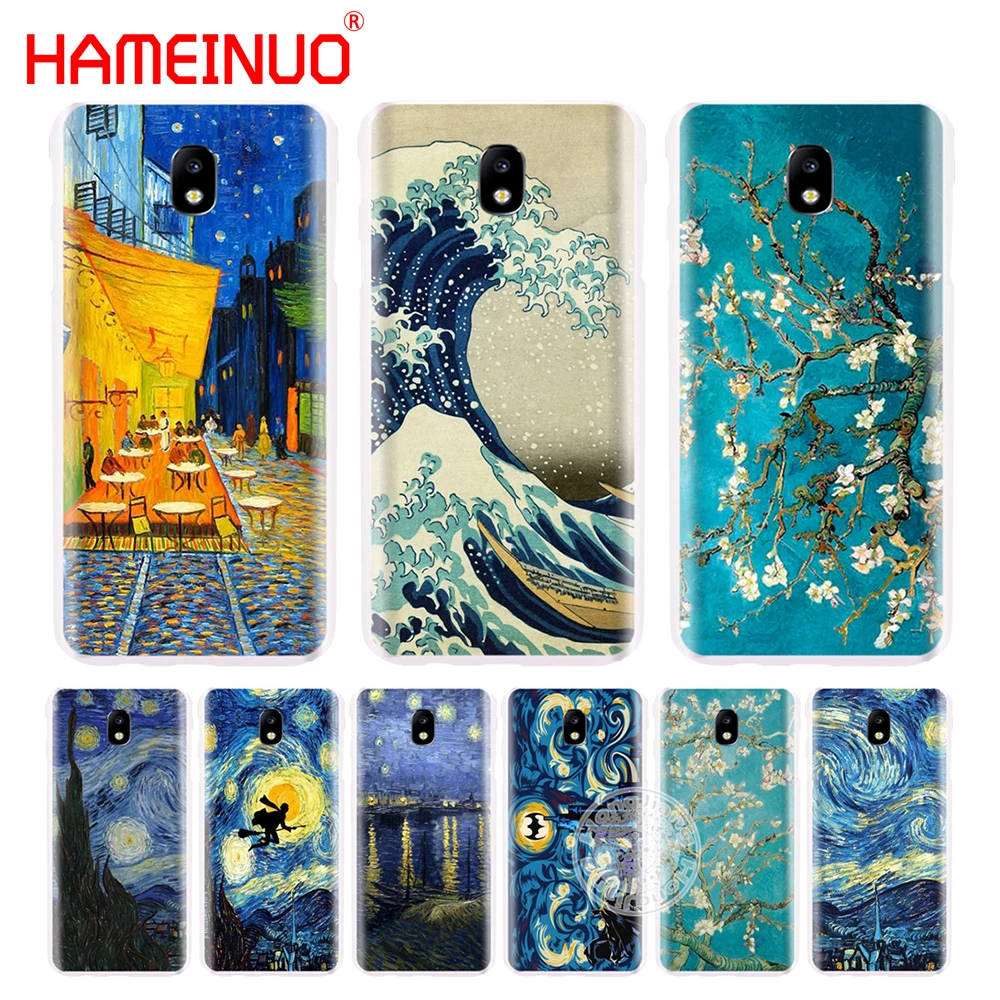 HAMEINUO Ван Гога Звездная ночь волна чехол для телефона Samsung Galaxy J3 J5 J7 2017 J527 J727 J327 Prime