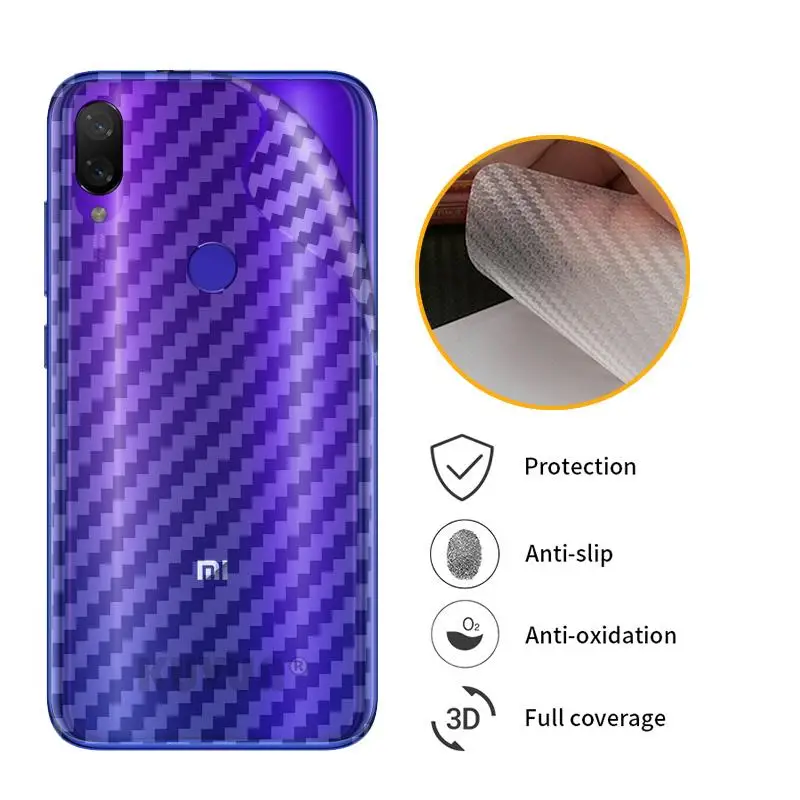 Защитная пленка для задней панели Xiaomi Mi Paly 3D защитная из углеродного волокна Redmi GO