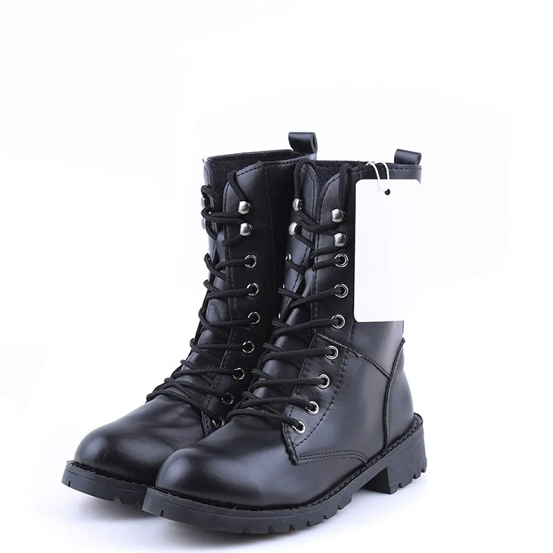 1 пара новые стильные осенние женские ботинки зимняя теплая обувь Botas Feminina модные