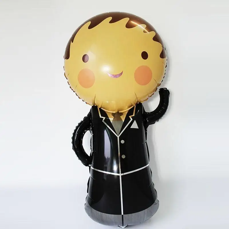 45*86 см свадебные фольгированные шары Жених и невеста надувные для свадьбы