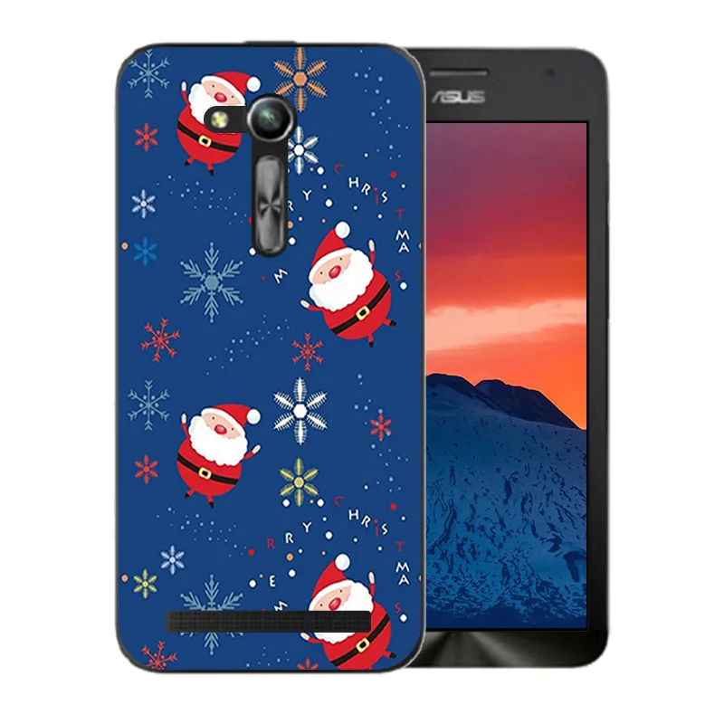 Чехол для Asus ZB450KL чехол веселый X'MAS шаблон Zenfone GO 2nd Gen ZB452KG ASUS_X014D 4 5 дюймов |