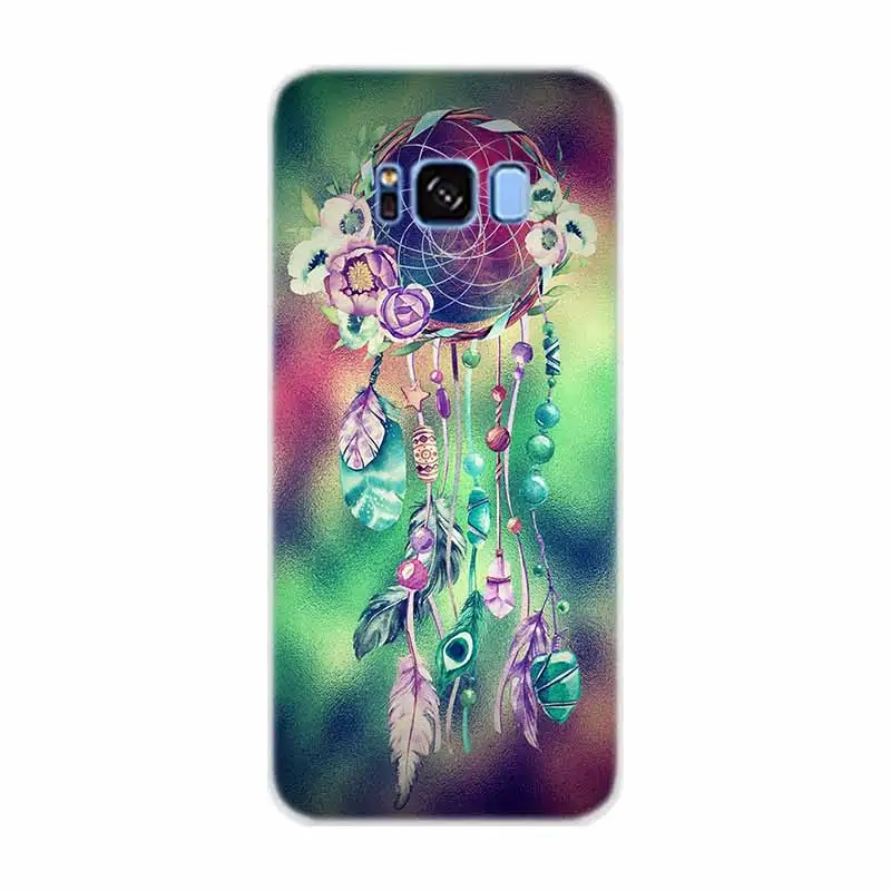 as the picture 14 Ловец снов акварельный Ловец снов чехол для телефона чехол для samsung Galaxy S6 S7 Edge S8 S9 S10 S11 Plus E Note 8 9 10Plus Etui - Цвет: as the picture 14