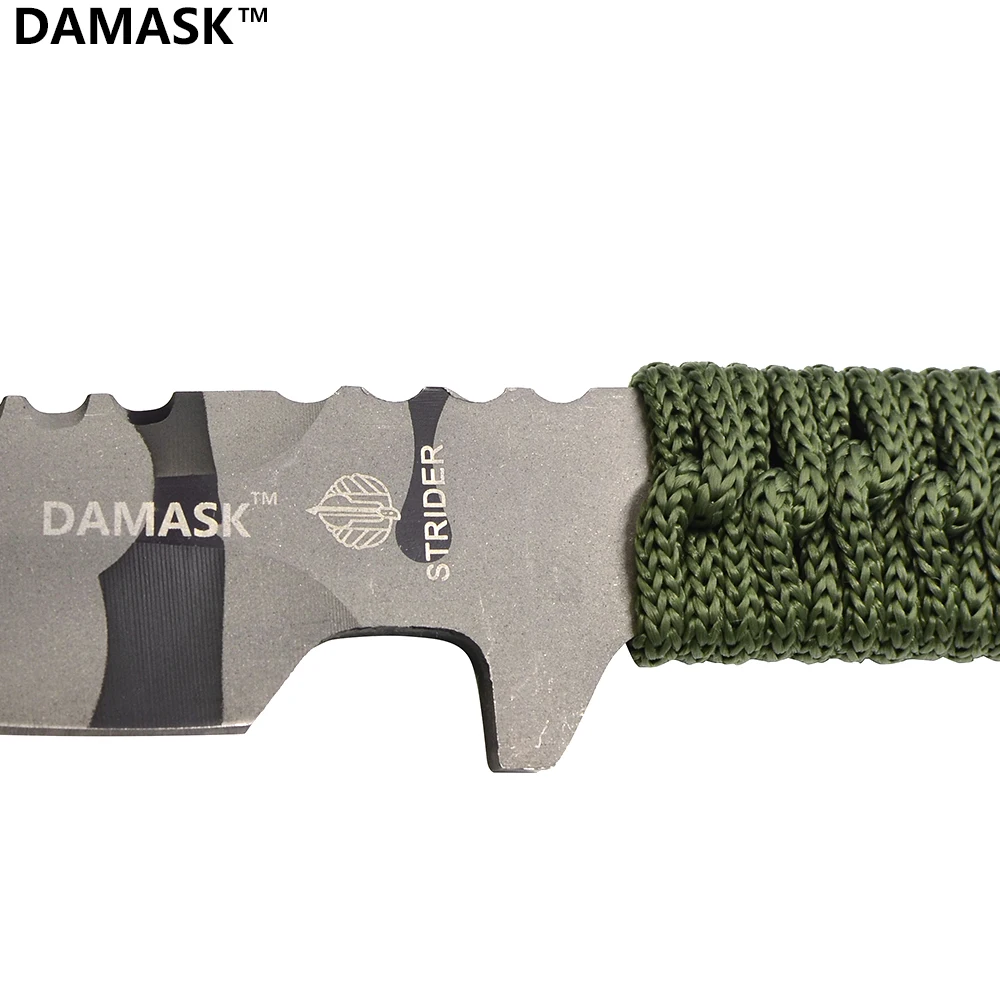 Высокое качество фиксированное лезвие Камуфляж Военный нож многоцелевой