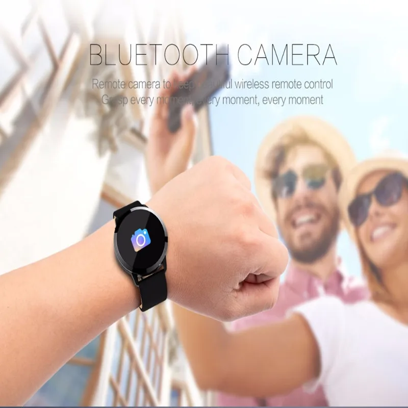 Новинка, Q8, OLED, Bluetooth, Смарт часы, нержавеющая сталь, водонепроницаемые, носимые устройства, умные часы, наручные часы для мужчин и женщин, фитнес-трекер