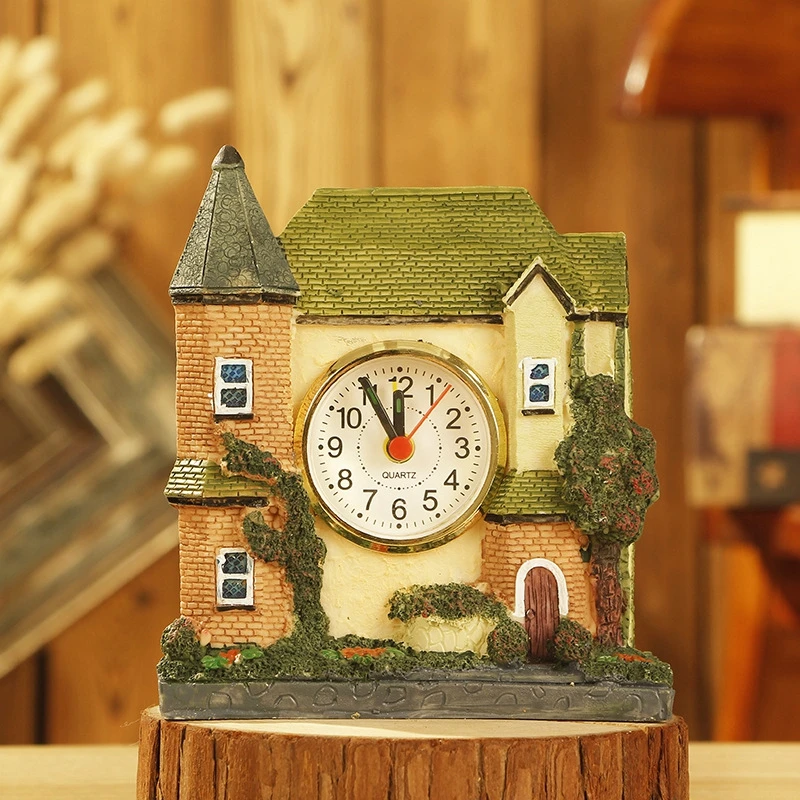 Современная креативная вилла электронные цифровые часы уникальная модель дома