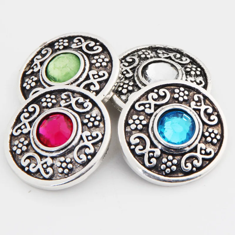 New Copper Snap Buttons Crystal Ginger Jewelry Women Diy Fashion Bracelet | Украшения и аксессуары