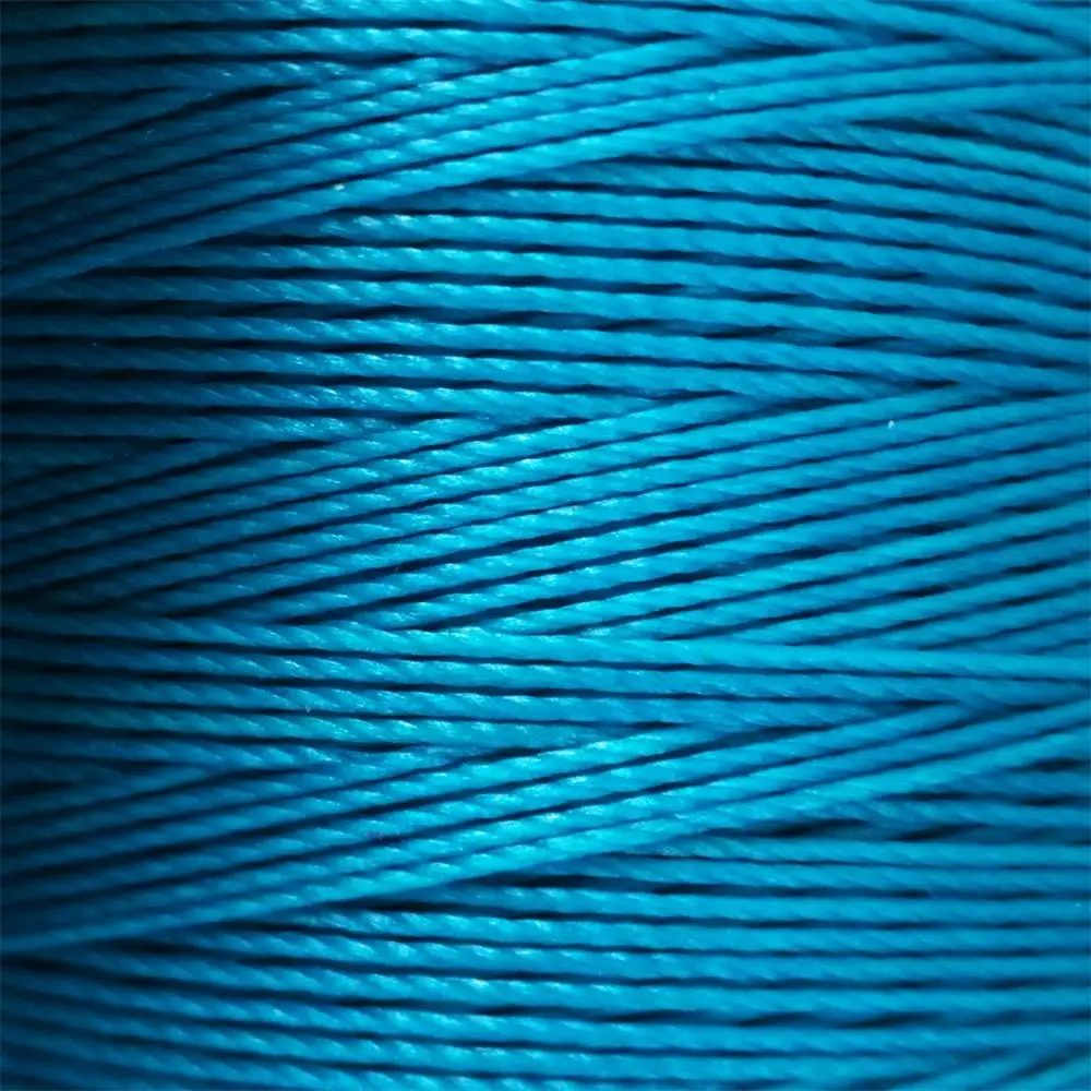 Blue 8516 0,45 мм круглый тип 200 метров Вощеная Полиэфирная нить кожа Традиционная ручная строчка кошелек сумки ремесло браслет не разделяемый - Цвет: Blue 8516