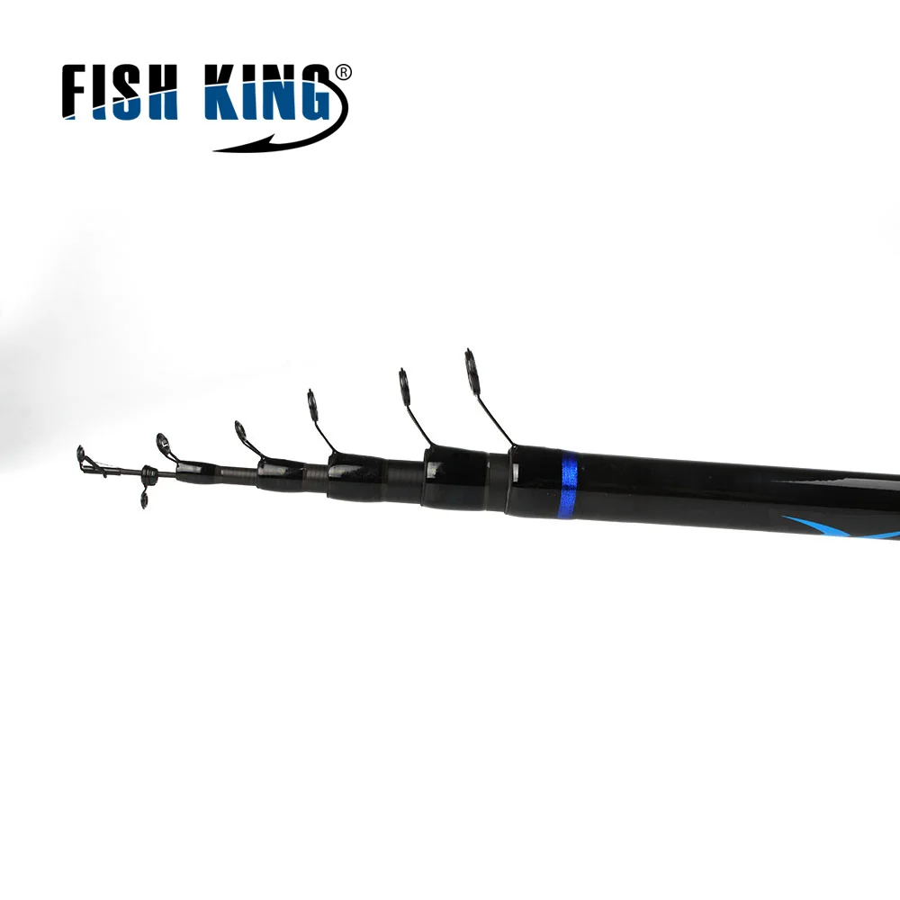 

FISH KING 24T Carbon C.W 5-25G 4-6 Secs Contraction Length 122-124cm Rock Fishing Rod Spinning Casting Rod Carp Lure Sea Fishing