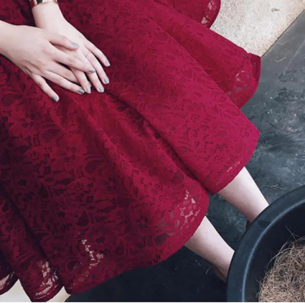 Сексуальные женские платья vestido de festa, v-образный вырез, рукав до локтя, кружевное винтажное платье, вечернее платье, платья с коротким рукавом