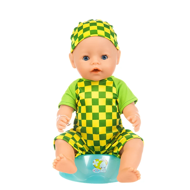 1 шт. Модный комплект бикини подходит для 17 дюймов кукла 43 см Reborn Кукла Одежда
