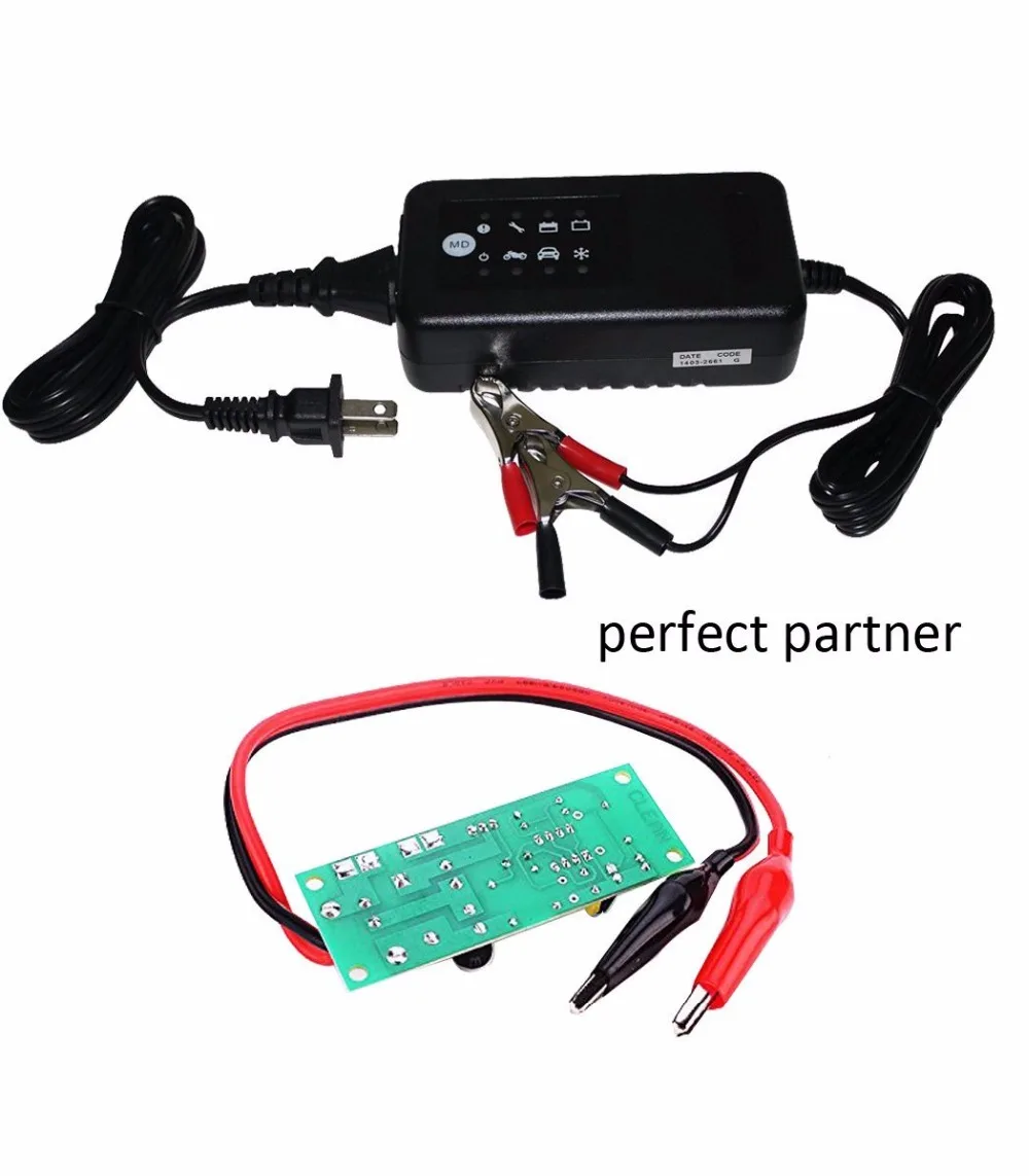 12V свинцово Кислотное зарядное устройство для SLA AGM GEL VRLA режим зарядки 4 этапа MCU