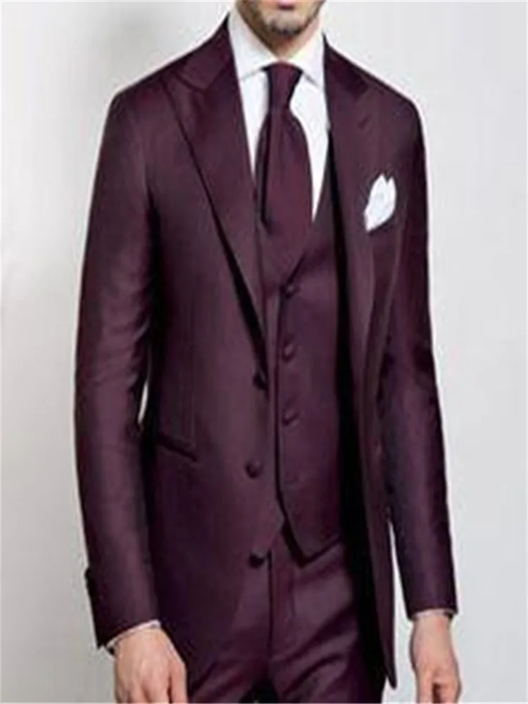 Picture Style16 Дизайн Slim Fit синий Жених костюмы с остроконечным лацканом лучшие мужские свадебные платья Одежда для выпускного вечера(куртка+ брюки+ жилет - Цвет: Picture Style16