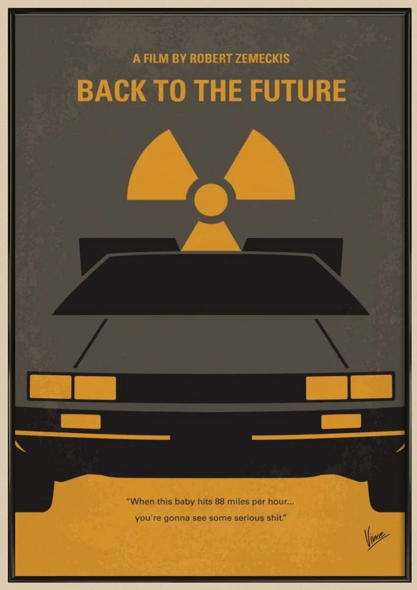 Классический фильм Back To The Future Ретро плакат крафт бумага бумажный постер home decor wall