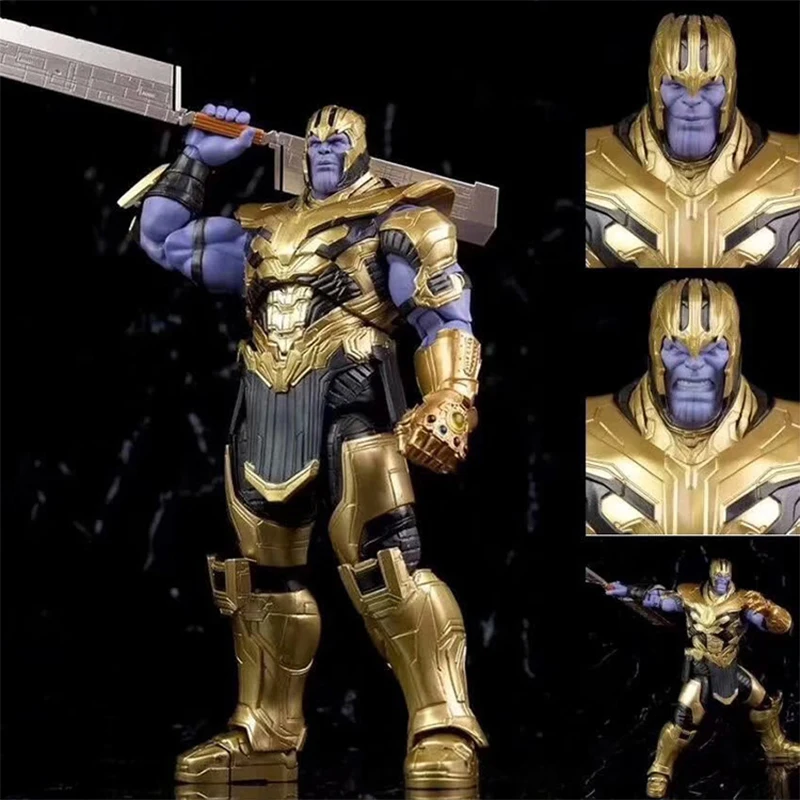 Фигурка танос SHF Thanos фигурка Коллекционная модель игрушки кукла подарок|Игровые