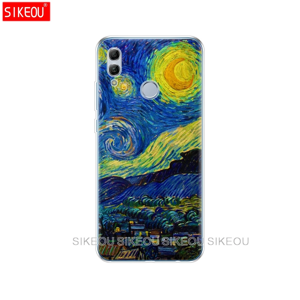 Силиконовый чехол для huawei honor 10 lite, чехол 6,21 дюйма, мягкая задняя крышка для телефона из ТПУ для honor 10 lite, защитный чехол Etui full 360 - Цвет: 61052