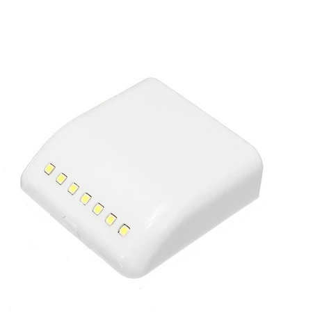 7led Беспроводной движения PIR Сенсор светильник светодиодный шкаф светильник светодиодный светильник с 3/6/7/10 светодиодный s батарея для шкаф Кухня светильник Инж - Цвет: 7led